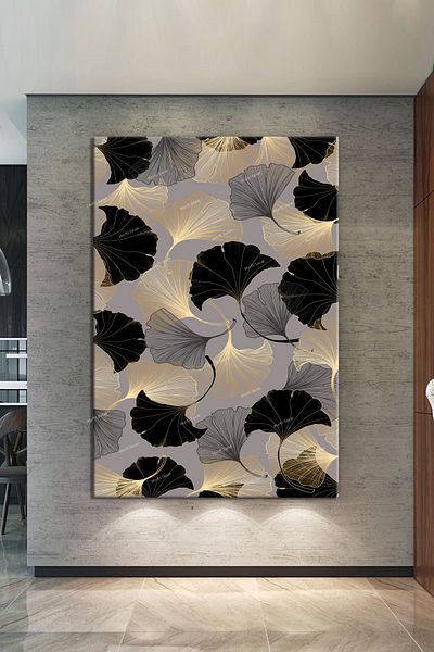 Morfil Sanat Atölyesi Frunze decorative artistice pe pânză (8 dimensiuni diferite)