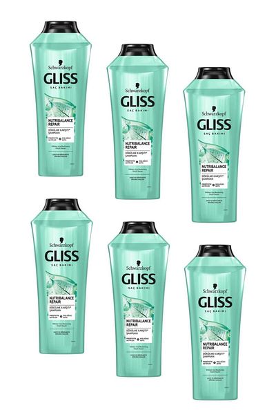 Gliss NutribalanceRepair- 360MlAnti-hair Loss Shampoo (6 Pieces)