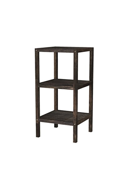 INTERBUILD REAL WOOD Interbuild Akasya Masif Ağaç,holger 3 Katlı Çok Amaçlı R...