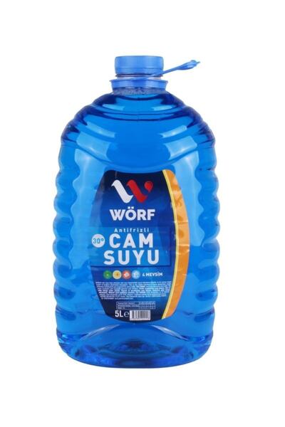 WÖRF Antifirizli Kışlık Cam Suyu 5 Litre -30 °c Cam Suyu 5 lt