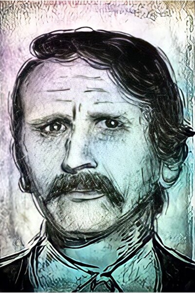 hediyeniburadabul Αφίσα ξύλινης επιτραπέζιας πινακίδας του τουρκικού κινηματο...