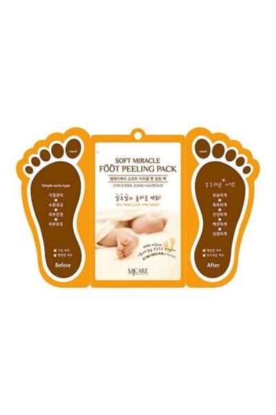 Mjcare Miracle Foot Peeling Pack - Çorap Tipi Ayak Peeling Maskesi
