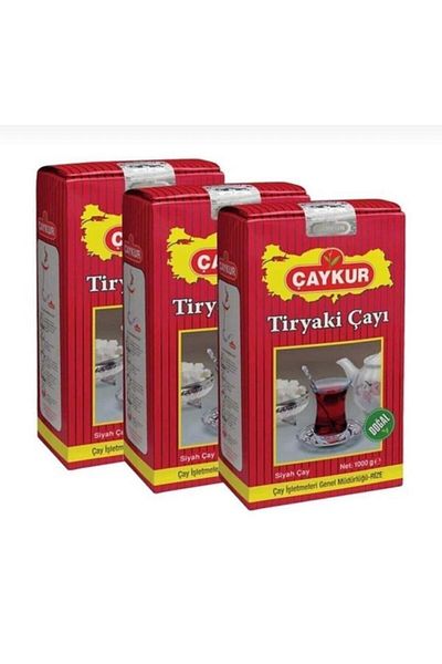 Çaykur 1000 Gr. X 3 Pieces of Tiryaki Tea