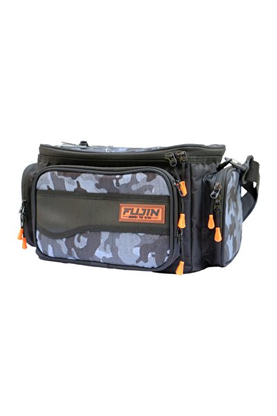 Fujin Black Camo Helper Bag - Balıkçı Çantası