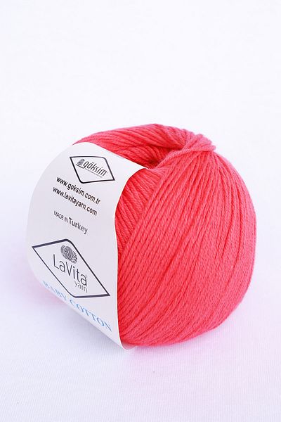 LaVita Yarn Βρεφικό βαμβάκι 50 gr Amigurumi, Punch, Πλεκτό νήμα χειρός 5 Συσκευασία Taka Yarn (NAR KAYISI-4137)