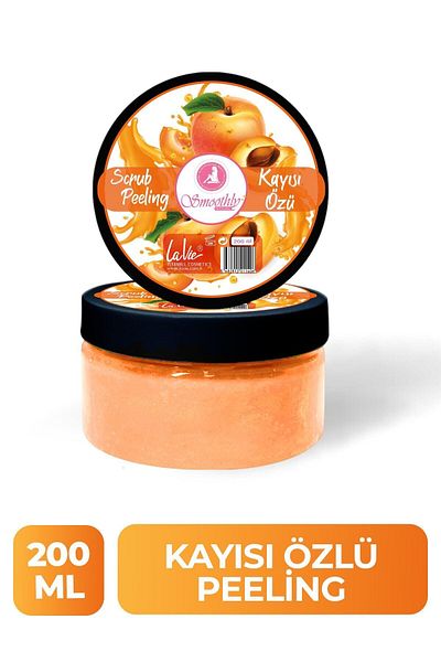 Smoothly Revitalizing & Softening Hand Foot Care Peeling with Apricot Extract 200ml Eyebrow and Comb Care Castor Oil