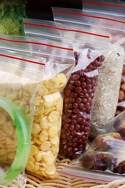 büyük ofis kurumsal tedarik hizmetleri B-fix Ziplock Nylon Bag Transparent Packaging 10x12 100 Pieces