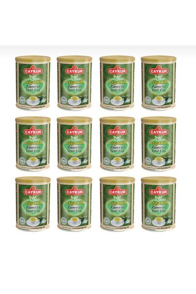 Çaykur Organic Emerald Green Tea 125 Gr. X 12 Pieces