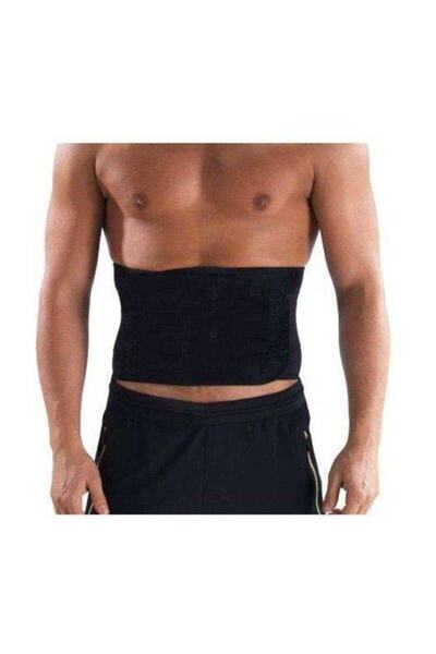 BE ACTİVE Θερμική ζώνη σάουνας Neoprene Κορσέ μέσης σε μαύρο χρώμα