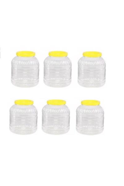Paşabahçe Dağlıoğlu Kapaklı Pet Kavanoz 5 Litre 6 Lı