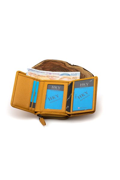 HKY Genuine Leather Women's Wallet