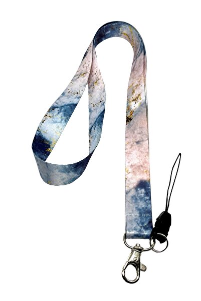 StormiStoretr Mermer Desenli Boyun Ipi Ve Telefon Askısı