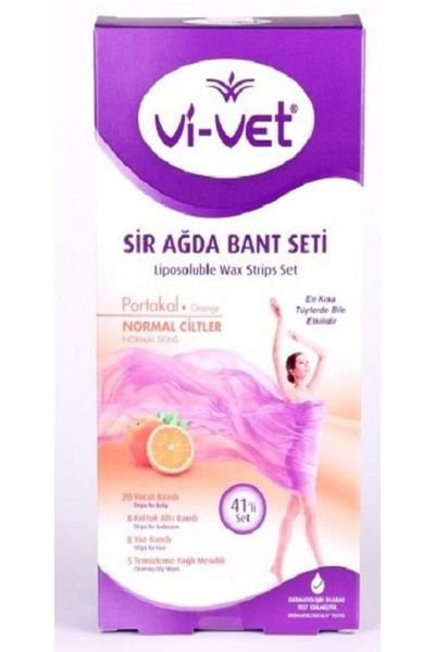 Vi-vet Waxing Tape Orange Normal Skin Set of 41