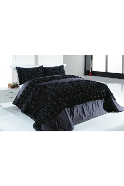 Genel Markalar Siyah Jua New Rose Yatak Örtüsü
