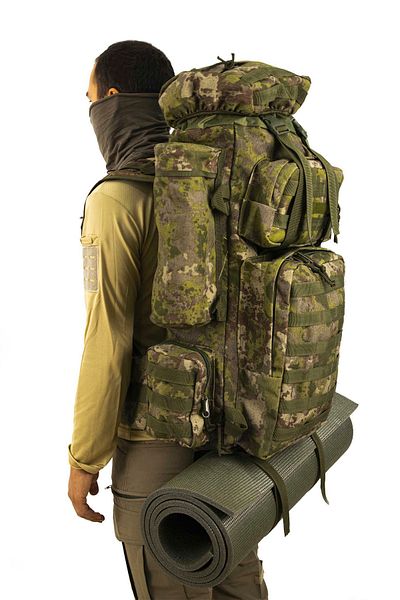 Asker Kolisi 110 L New Tsk Camouflage Military Bag - Mountaineer Tactical Field Bag