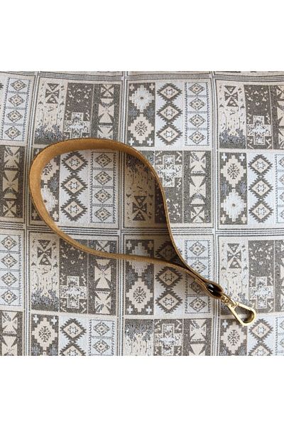 Alfa Tasarım Real Leather Wrist Strap (22 Cm) - Crazy Sand Color / With Gold Accessories