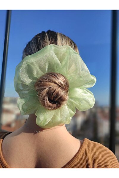 Melkady Aksesuar Melkady 121yefi - مطاط شعر أورجانزا سكرانشي كبير الحجم