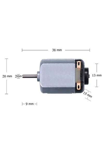 Genel Markalar 5 Adet Eğitici Deney Motoru - 3v Dc Mini Motor - Elektrik Motoru