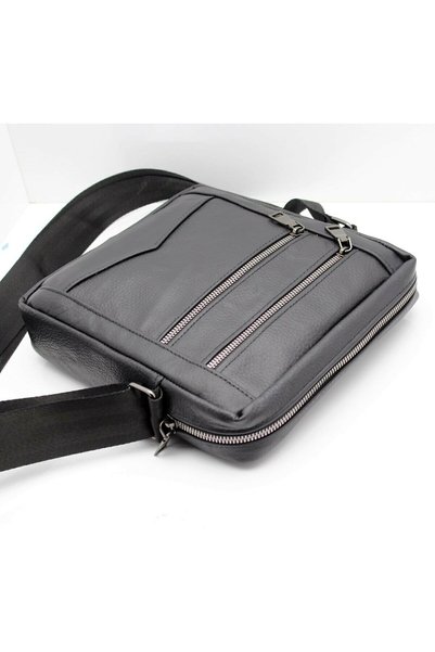 NahitaTyana Men's Genuine Leather Messenger Bag