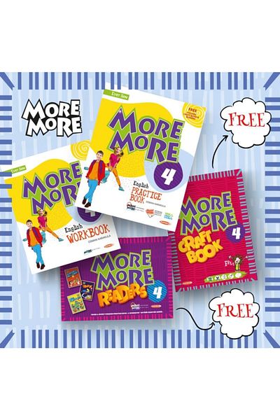 Kurmay Yayınları More And More 4th Class Set of 4 2022