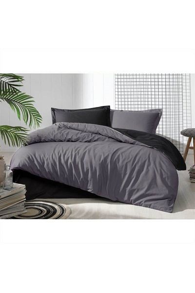 Özdilek Σετ Παπλωματοθήκη Colormix Anthracite Διπλό