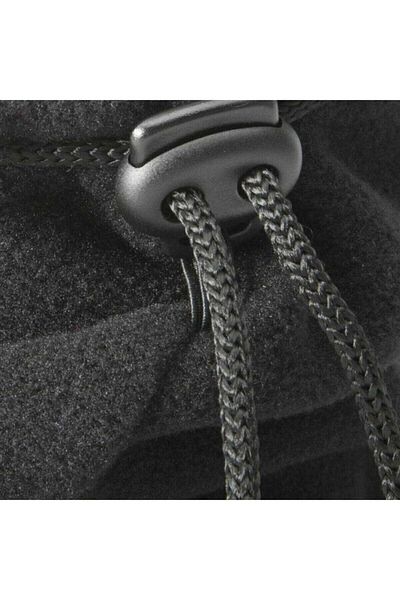 Silyon Askeri Giyim Winter Black Unisex Fleece and Beanie Set - 2-Piece