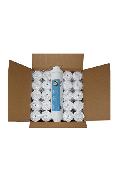 SULOOK Su Arıtma Cihazı Nsf Onaylı Karbonlu Tatlandırıcı Filtre (1 Koli) 25 Adet