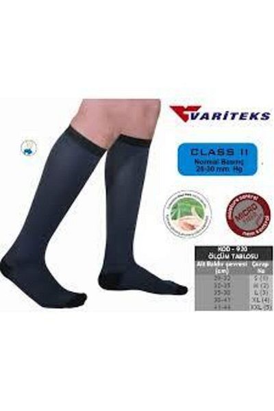 Variteks 20-30 Mm.Hg Medium Pressure Men's Compression Socks - Closed Toe
