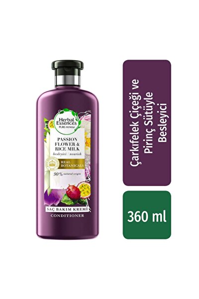 Herbal Essences كريم العناية بالشعر 360 مل - زهرة العاطفة وحليب الأرز المغذي