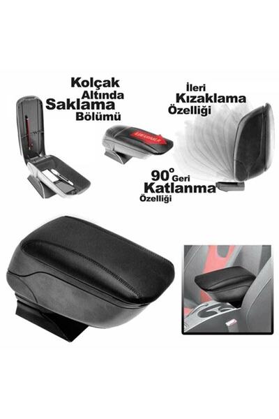 Genel Markalar Tiger Marketing Her Araca Uygun Sürgülü Kol Dayama Kolçak