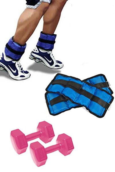 Leyaton El Ayak Ağırlığı 0.5kgx2adet + 1kgx2adet Dambıl Seti Dumbell Kol Ayak...