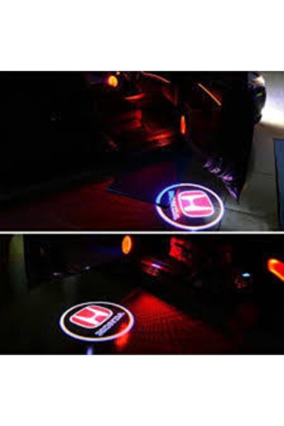 OEM Honda Civic Crv Kapı Logosu Yeni Nesil Mesafe Sensörlü Pilli Model Ön 2 K...