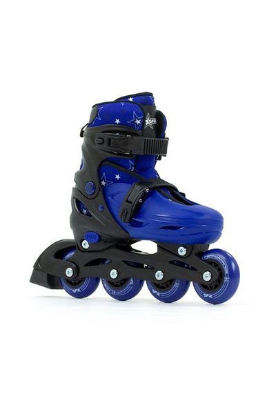 Sfr Plasma Black/blue Adjustable Fitness Roller Skates