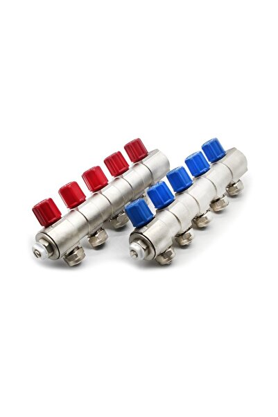 Baypa Vana Baypa Kollektör Kendinden Vanalı 6 Ağızlı Takım (2 Adet)