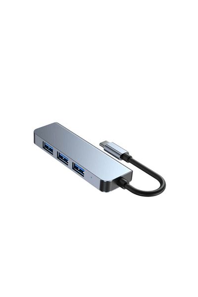 WOZLO Type-C 4 Port USB 3.0 Hub Usb-C Multiplexer Aluminum Body