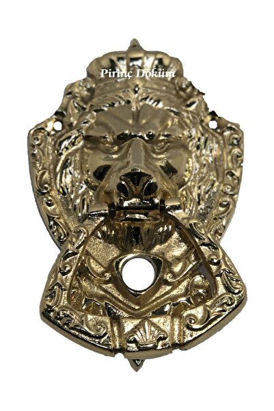 pirinçdöküm Kapı Tokmagı Aslan Başlı Pirinç Döküm