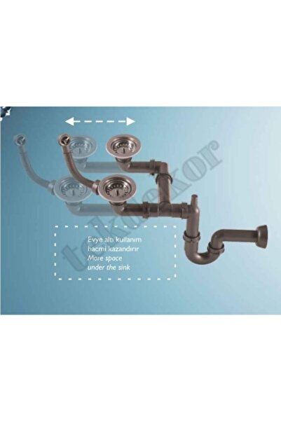 Teka 1,5 Gözlü Evye Sifonu