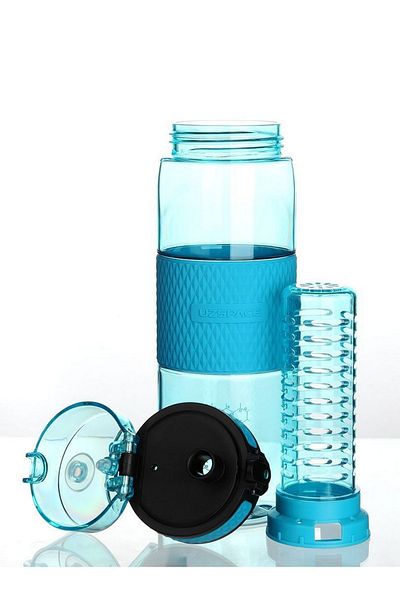 Uzspace 5061 Tritan Flask - 700 ml Blue Plastic Color