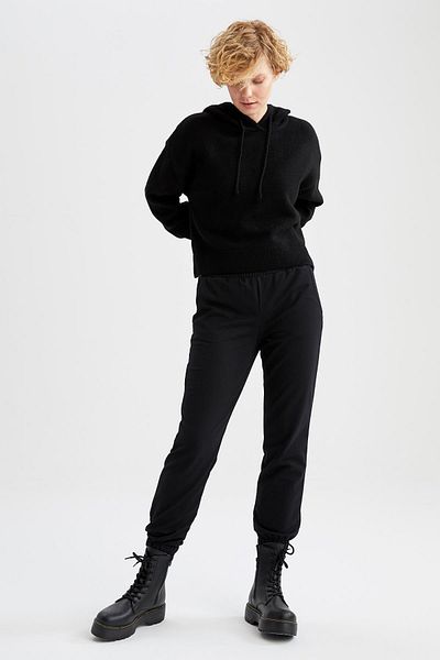 DeFacto Hanorac cu glugă Relax Fit Crop Knitwear