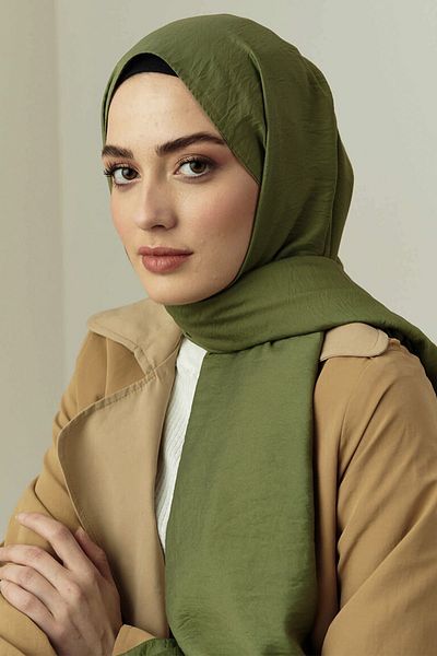Nilbutik Khaki Cazz Shawl