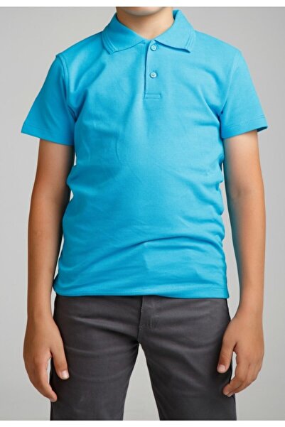 NACAR STORE Boy's Polo Neck Short Sleeve School T-shirt