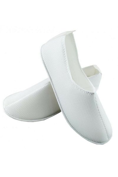 İslam Yayın Hediyelik Booties - Mesh Tawaf Booties - Pilgrim Booties - Umrah Booties - White Color - Size 38