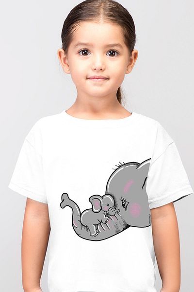 ROCKANDROLL Fata Copil Alb Mama Bebeluș Tricou cu mânecă scurtă
