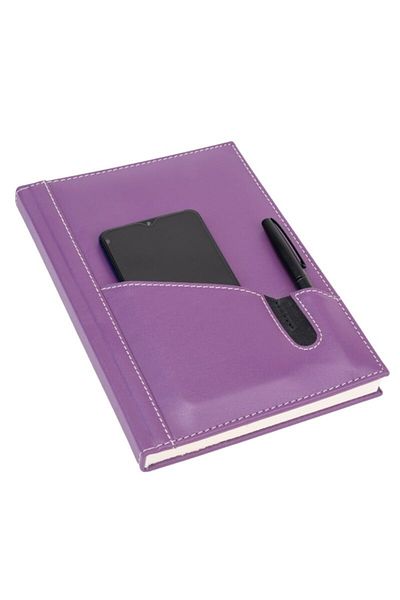 2K Husa Telefon Piele Agenda Notebook Nedatat Caracteristică 17x24 Cm