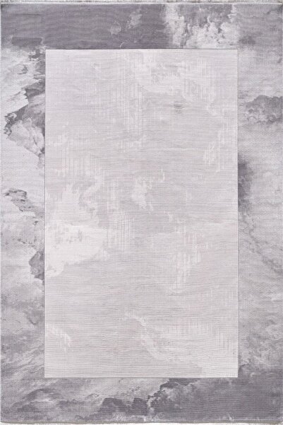 Artemis Halı Couture 0891b Beyaz Gri Modern Desen Makine Halısı