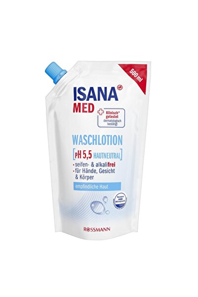 ISANA Med Yüz & Vücut Yıkama Losyonu Yedek 500 ml