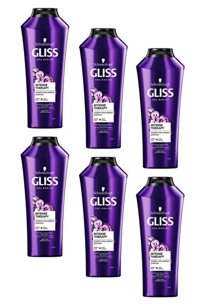 Gliss شامبو إنتنس ثيرابي لإعادة الهيكلة 360 مل (6 قطع)