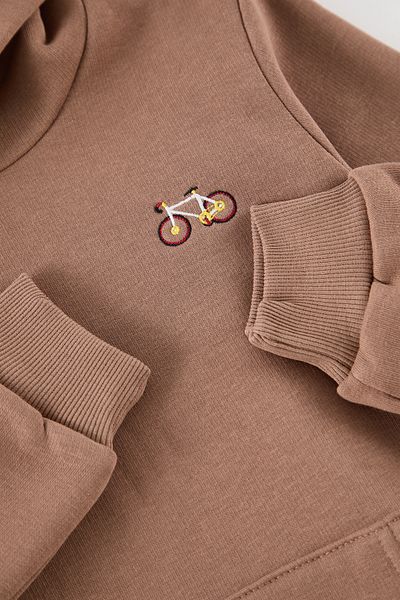 TRENDYOLKIDS Кафяв*St унисекс плетен суичър Mini Me Tkdaw25Sw00077