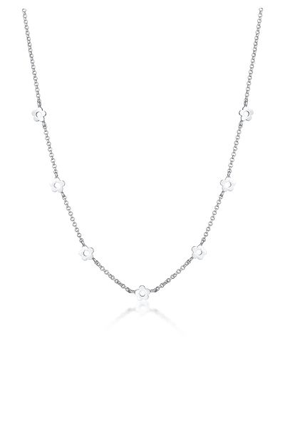 ELLI Halskette Kinder Blumen Anhänger Motiv in 925 Sterling Silber