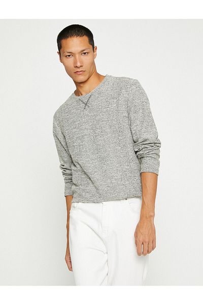 Koton Basic Melted Sweater Crew Neck